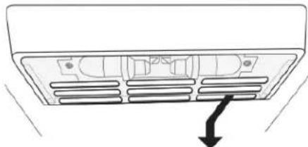 WHIRLPOOL WRS315SDHW - Refrigerator Compartment - Upper Lights Light Shield Removal: - 1