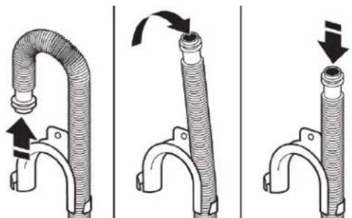 WHIRLPOOL WFW5720RR - Connect Drain Hose - 2