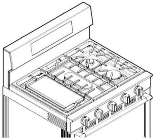WHIRLPOOL WFGS7530RB - Griddle or Grill/Griddle (on some models) - 1