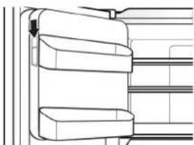 WHIRLPOOL WRFF3436RB - Mise en marche/arrêt de la machine à glaçons : - 1