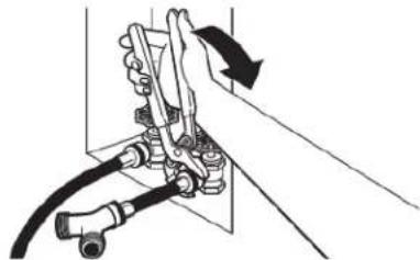 WHIRLPOOL WED6720RU - Tighten couplings - 1