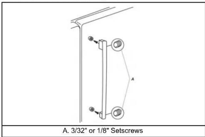WHIRLPOOL WRFF3036RZ - REFRIGERATOR DOOR HANDLES - 4