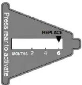 WHIRLPOOL WRFF3036RZ - Air Filter Status Indicator—Standard Installation - 1