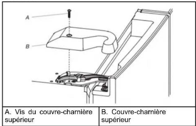 WHIRLPOOL WRFF3036RZ - Retrait de la porte de gauche du réfrigérateur - 1