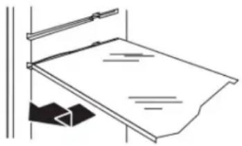 WHIRLPOOL WRFF3036RZ - Pour réinstaller une tablette : - 1
