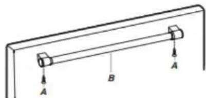 WHIRLPOOL WRFF3036RZ - FREEZER DOOR HANDLES - 4