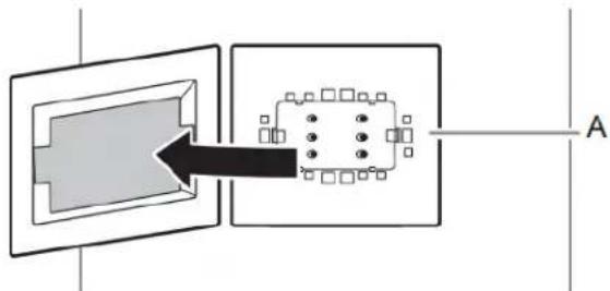 WHIRLPOOL WRFF3036RZ - Style 1 - Derrière la porte d'aération : - 3