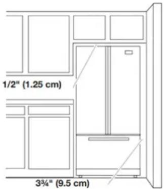 WHIRLPOOL WRFF3036RZ - WARNING - 2