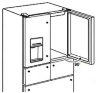 WHIRLPOOL WRFF3036RZ - Réinitialiser la charnière inférieure du réfrigérateur - 1