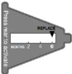 WHIRLPOOL WRMF7736PV - Air Filter Status Indicator—Standard Installation - 1