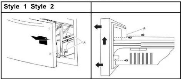 WHIRLPOOL WRMF7736PV - Front Style 1 & 2 - 1