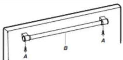WHIRLPOOL WRMF7736PV - Refrigerator Door Handle Style 4 - 6