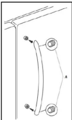 WHIRLPOOL WRMF7736PV - Refrigerator Door Handle Style 1 - 1