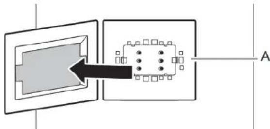 WHIRLPOOL WRMF7736PV - Style 2 - Derrière le couvercle d'aération à DEL - 2