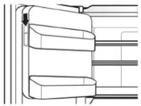 WHIRLPOOL WRMF7736PV - Mise en marche/arrêt de la machine à glaçons : - 1