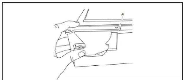 WHIRLPOOL WRMF7736PV - RESET THE DOOR HINGE - 2