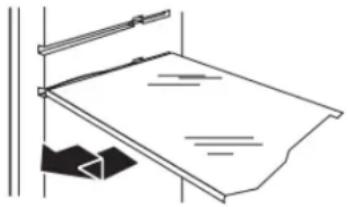 WHIRLPOOL WRMF7736PV - Pour réinstaller une tablette : - 1