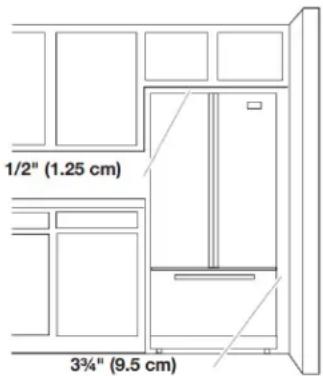 WHIRLPOOL WRMF7736PV - WARNING - 2