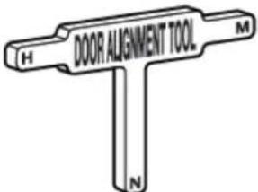 WHIRLPOOL WRSF5836RZ - Alignment des portes - 5