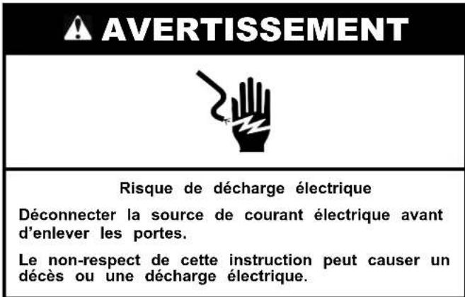 WHIRLPOOL WRSF5836RZ - Instructions pour la porte - 1