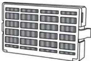WHIRLPOOL WRSF5836RZ - Installer le filtré à air (sur certains modèles) - 1