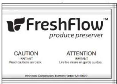 WHIRLPOOL WRSF5836RZ - Remplacer le sachet de conservation pour produits frais - 1