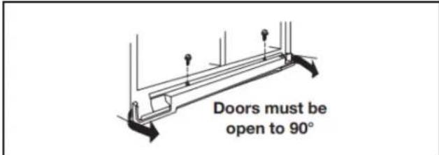 WHIRLPOOL WRSF5836RZ - Remove Doors and Hinges - 2