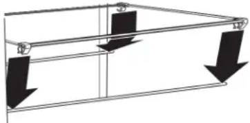 WHIRLPOOL WRSF5836RZ - Tabletes du congélateur (le varie selon le modele) - 1