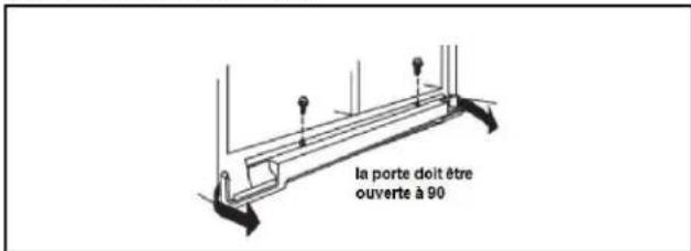 WHIRLPOOL WRSF5836RZ - Démontage des portes et charnières - 2