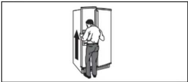 WHIRLPOOL WRS315SDHZ - Réinstallation des portes et charnières - 6