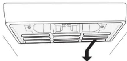 WHIRLPOOL WRS315SDHZ - Refrigerator Compartment – Upper Lights Light Shield Removal: - 1