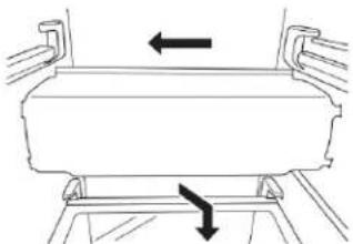 WHIRLPOOL WRS315SDHZ - Freezer Compartment - Lower Light Light Shield Removal: - 1