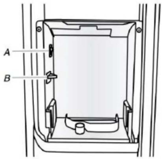 WHIRLPOOL WRS315SDHZ - Retrait et réinstallation du bac d'entreposage des glaçons : - 2