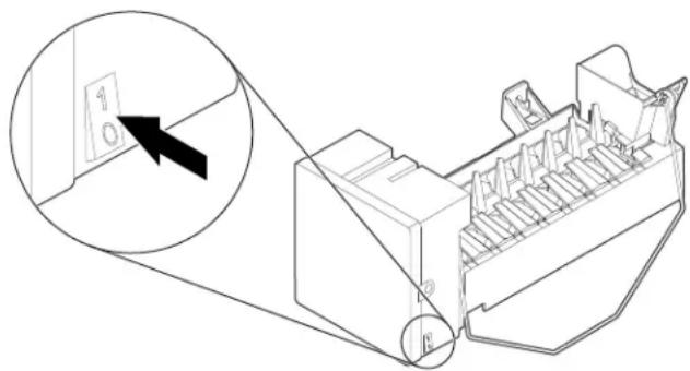 WHIRLPOOL WRS315SDHZ - Turning the Ice Maker On/Off: - 1