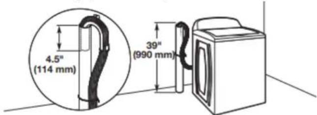 WHIRLPOOL WTW5020SW - Floor standpipe drain system - 1