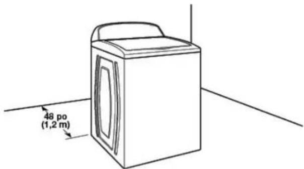 WHIRLPOOL WTW5020SW - Déplacer la laveuse - 1