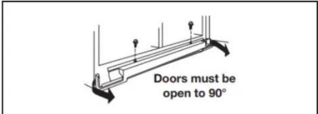 WHIRLPOOL WRSF6536RZ - Remove Doors and Hinges - 2