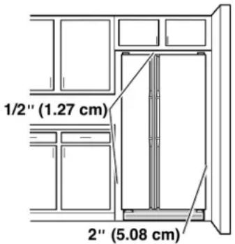 WHIRLPOOL WRSF6536RZ - For Standard Side-by-Side Installation: - 1