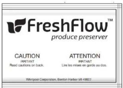 WHIRLPOOL WRSF6536RZ - Remplacer le sachet de conservation pour produits frais - 1