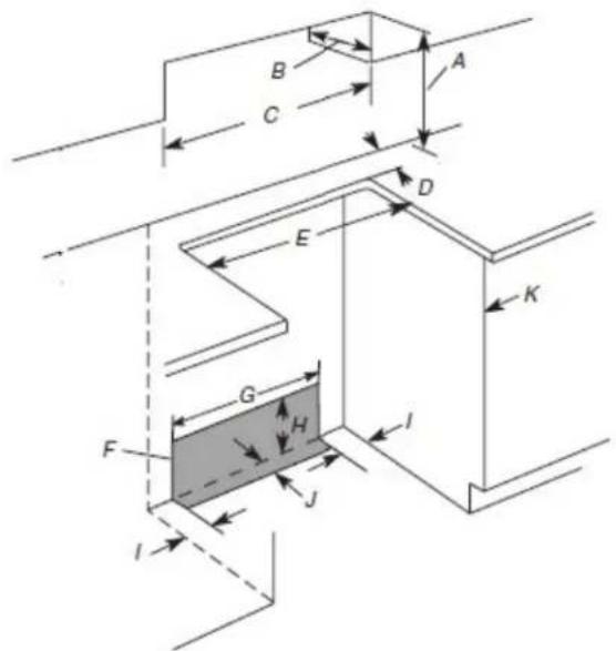 WHIRLPOOL YWEE750H0HZ - Cabinet Dimensions - 1