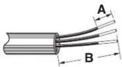 WHIRLPOOL YWEE750H0HB - Instalación de cable directo: Cable de cobre o aluminio - 1