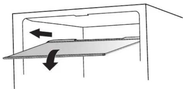 WHIRLPOOL WRFF3136SZ - To remove and replace full glass shelf: - 2