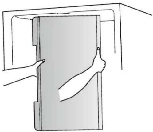 WHIRLPOOL WRFF3136SZ - Retrait et réinstallation d'une tablette complète en verre: - 3