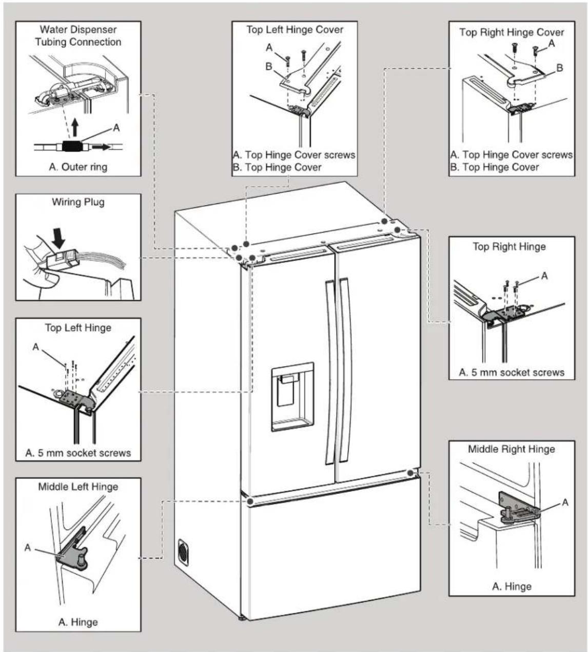 WHIRLPOOL WRFF3136SZ - WARNING - 1
