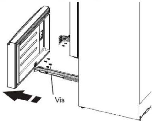 WHIRLPOOL WRFF3136SZ - Remettre la porte du congélateur - 1