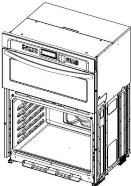 WHIRLPOOL KOEC430RSS - Ubicación de las patas delorno - 5