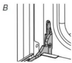 WHIRLPOOL KOEC430RSS - Réinstallation de la/des porte(s) du four - 5
