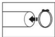 WHIRLPOOL YWED6150PB - Clamps: - 1