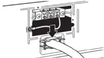 WHIRLPOOL YWED6150PB - de 1. Fixer le serre-câbles du câble d'alimentation - 2