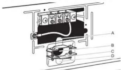 WHIRLPOOL YWED6150PB - de 1. Fixer le serre-câbles du câble d'alimentation - 1